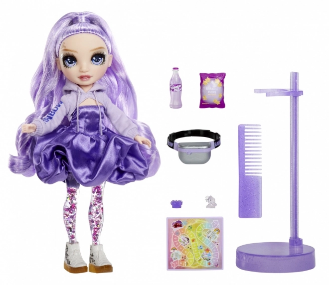Rainbow High Sparkle & Shine Fashion panenka - Viola (Purple)