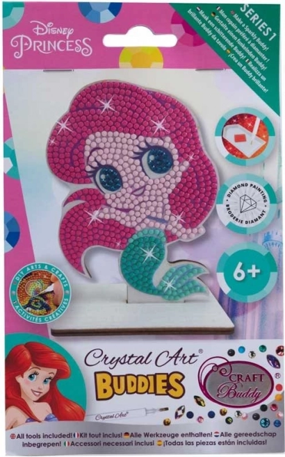 Diamantové malování Princezny: Ariel