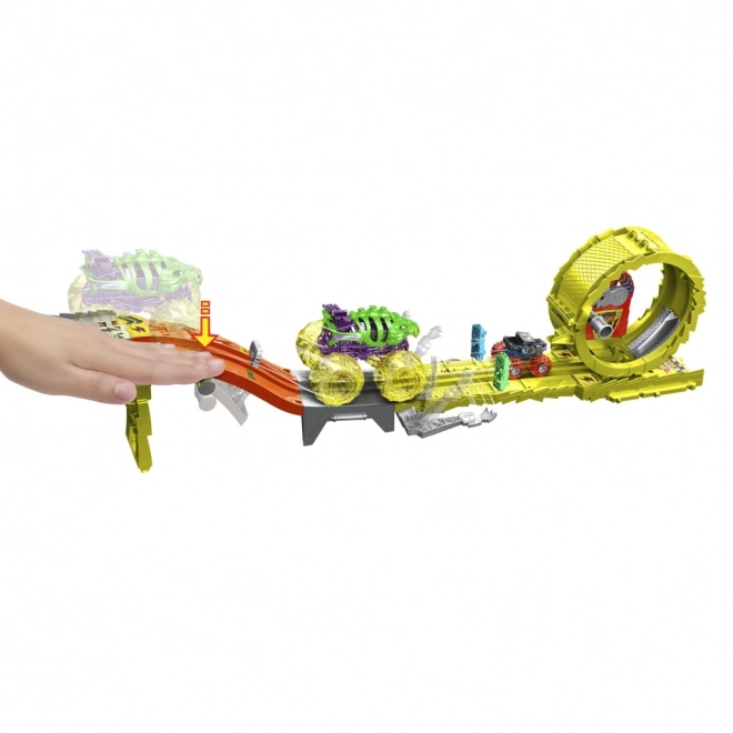 Hot Wheels Monster trucks power smashers dráha masivní destrukce