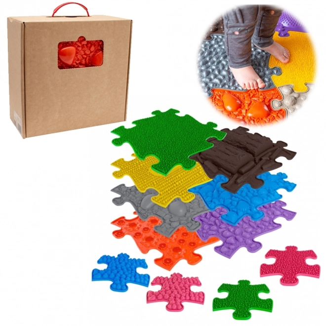 Sensoryczna ortopedyczna puzzle podložka Woopie