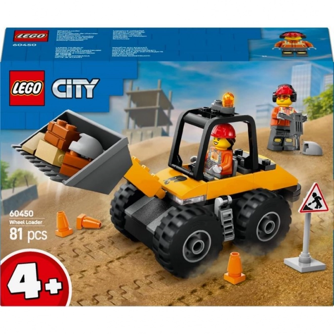 LEGO® City 60450 Žlutý kolový nakladač
