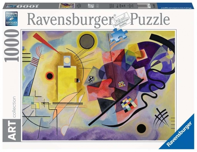 Puzzle Art Collection Žlutá, červená, modrá 1000 dílků od Ravensburger