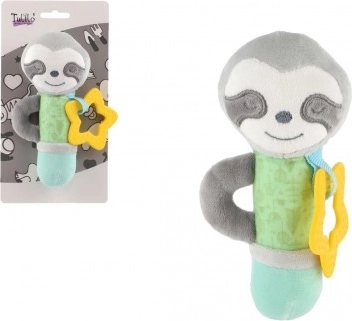 Plyšové pískátko a kousátko mýval 17 cm pro miminka