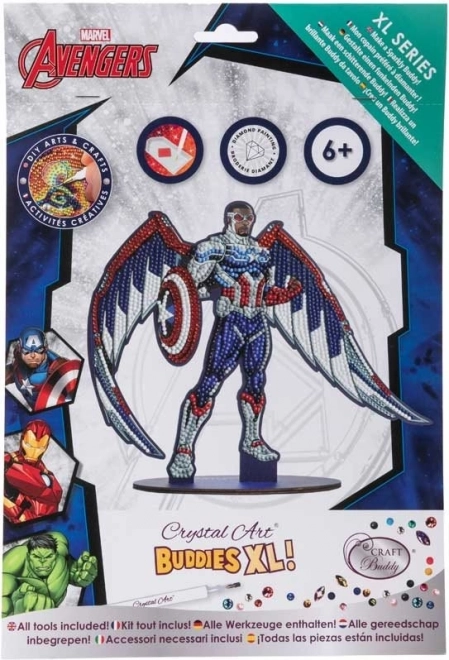 Diamantové malování XL Avengers: Falcon