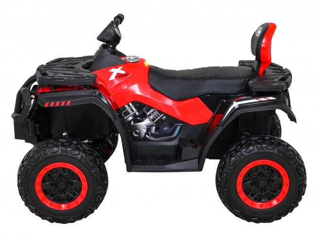 Čtyřkolka XT-Speed pro děti Červená + 4x4 + EVA + pomalý start + rádio MP3 + LED dioda