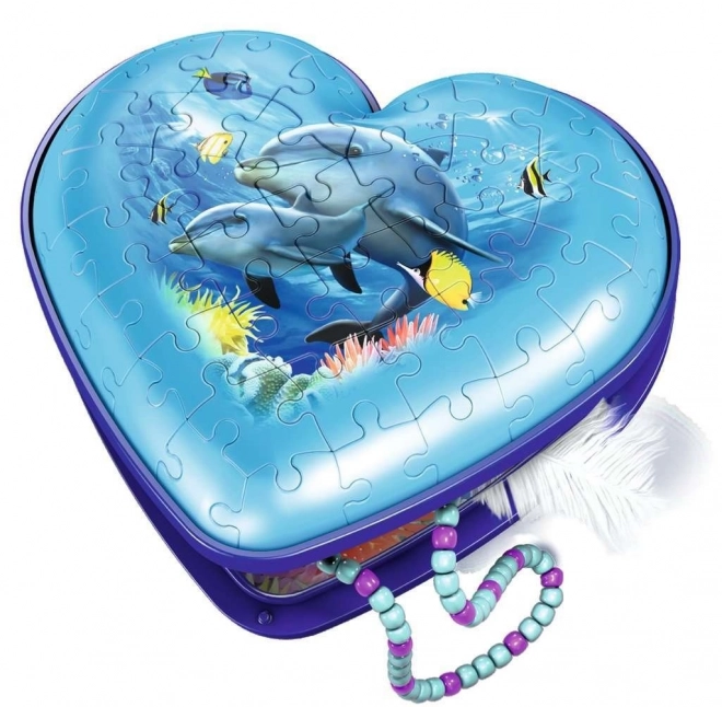 Ravensburger 3D puzzle Srdce Podmořský svět 54 dílků