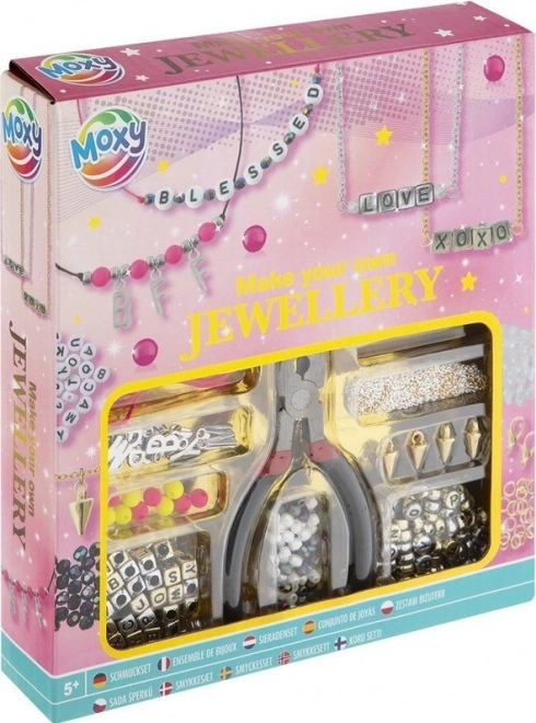 MOXY sada na výrobu šperků s písmeny