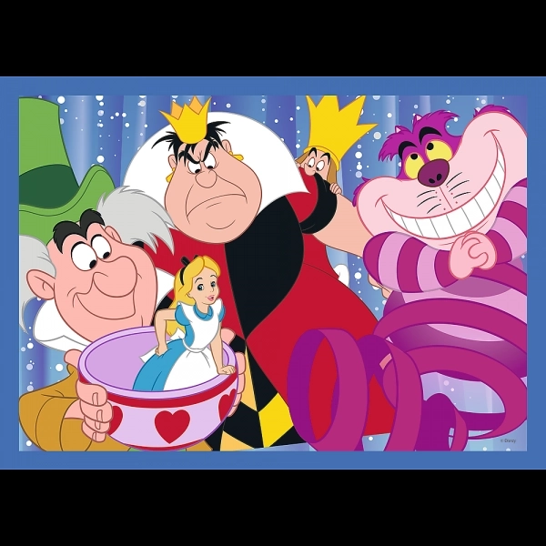 TREFL Puzzle Disney 100 let: Disneyho veselý svět 4v1 (35,48,54,70 dílků)