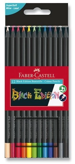 Pastelky Faber-Castell Black Edition 12 ks
