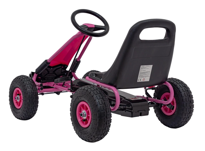 AIR PerHour Pedal Go-Kart – Růžový