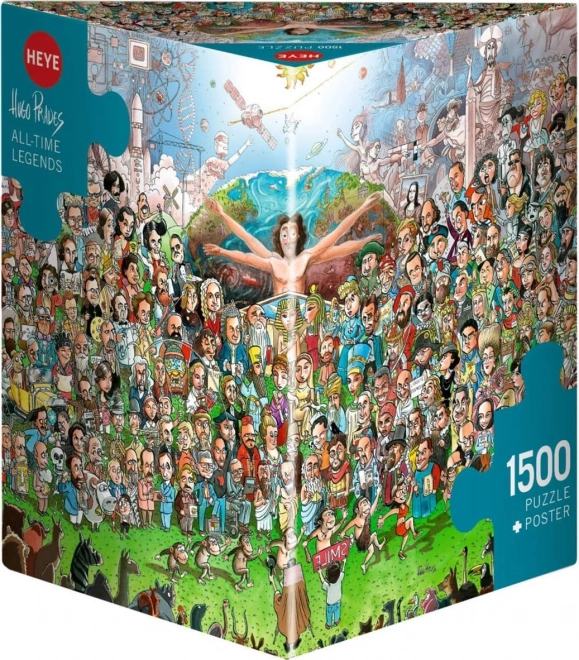 HEYE Puzzle Legendy všech dob 1500 dílků