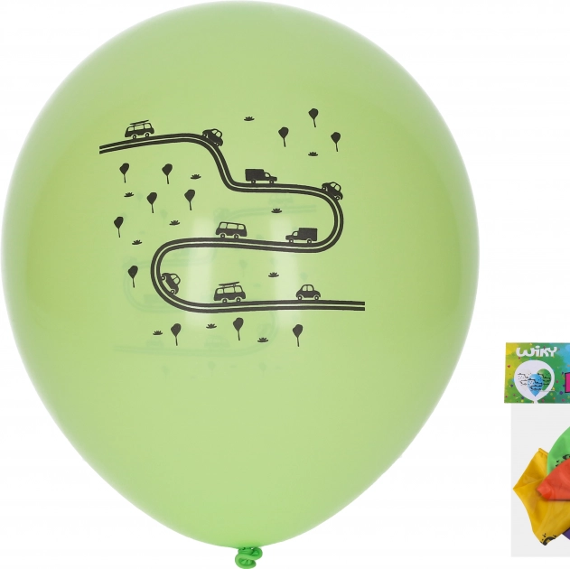 Nafukovací balónky 30 cm – doprava, sada 5 ks