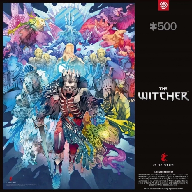 Puzzle Zaklínač: Frakce monster 500 dílků