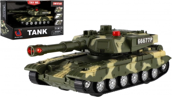 plastový tank 20 cm na setrvačník se světlem a zvukem