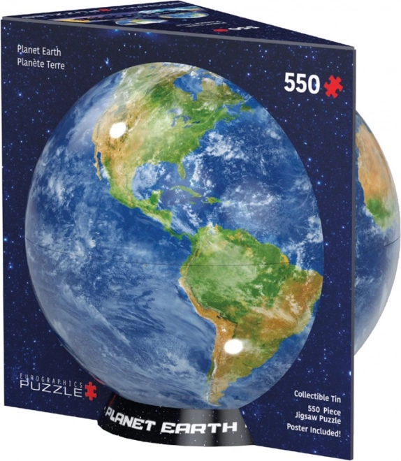 EUROGRAPHICS Puzzle v plechové krabičce Planety 550 dílků