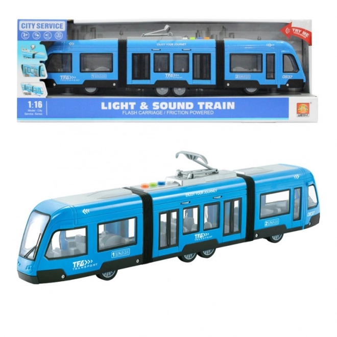Modrá tramvaj