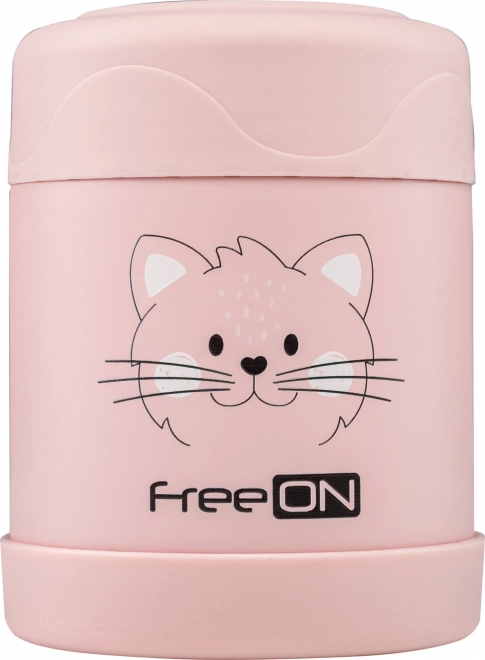 FreeON termodóza na jídlo 350 ml růžová