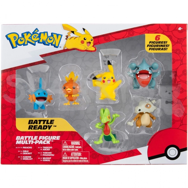 Pokemon sada - 6 figurek