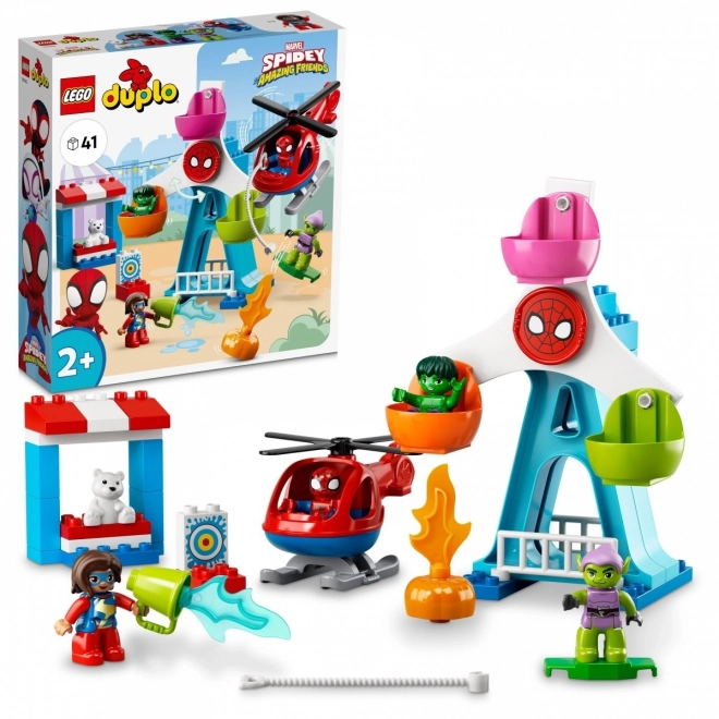 LEGO DUPLO Super Heroes - Spider-Man a přátelé ve veselém městě 10963 Dobrodružství na pouti