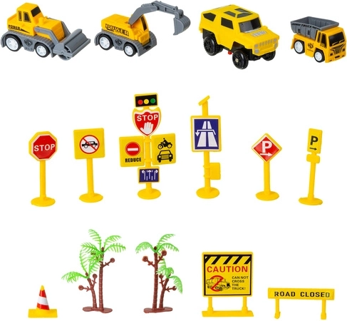 Stavební vozidla a realistické doplňky