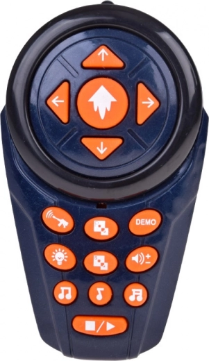 Dálkové ovládání s hudbou, světly a demo režimem