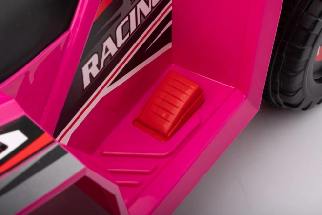 Růžová bateriová čtyřkolka XMX630T s přívěsem