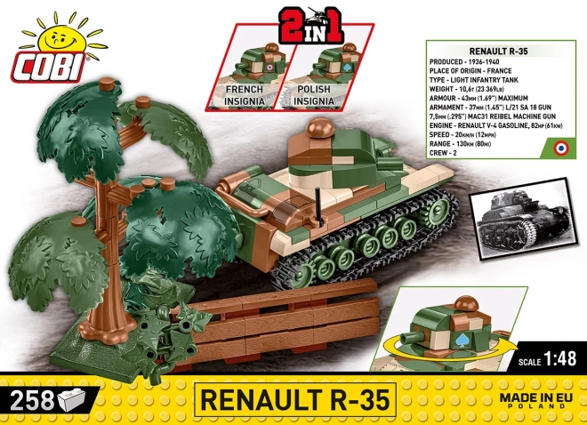 Kostky tanku Renault R-35 z období 2. světové války