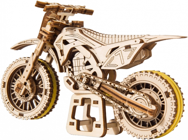 Dřevěné 3D puzzle - MotoCross