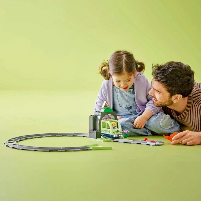 LEGO DUPLO Tunel a kolejnicové tratě - rozšiřující sada