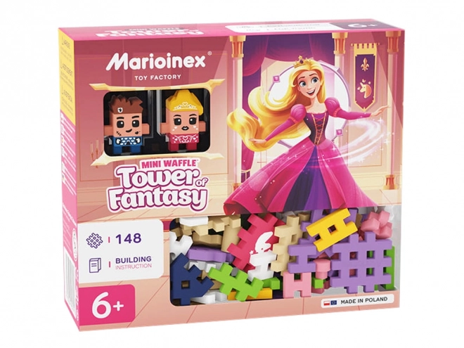 Stavebnice Waffle Mini - Princezna: Věž fantazie