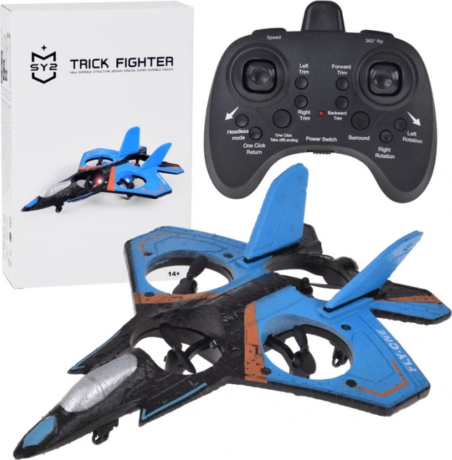 Dron na dálkové ovládání Quadcopter s LED diodami
