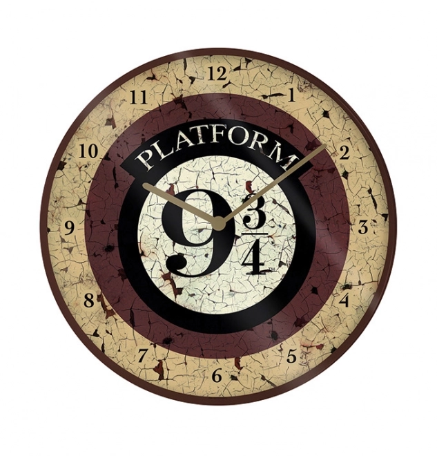 Nástěnné hodiny Harry Potter 9 3/4