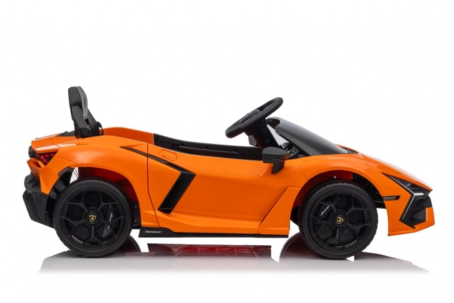 Dětské elektrické auto Lamborghini Revuelto oranžové