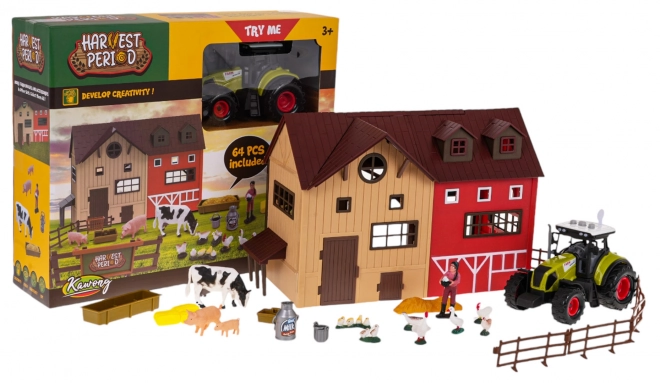 Farma s traktorem a příslušenstvím