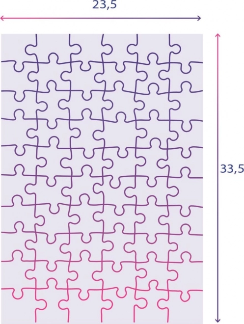 CLEMENTONI Puzzle Dračí rodinka 60 dílků