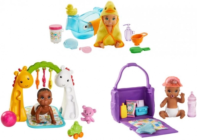 Barbie miminko herní sety – Čištění zubů