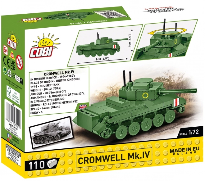 COBI 3091 II WW Cromwell Mk. IV, 1:72, 110 k
