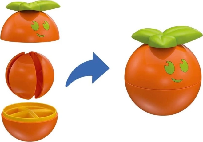 Pomeranč se 4 plátky k vkládání