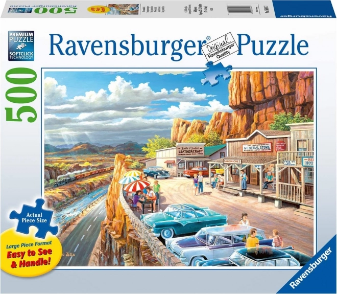 RAVENSBURGER Puzzle Zastávka na vyhlídce XXL 500 dílků