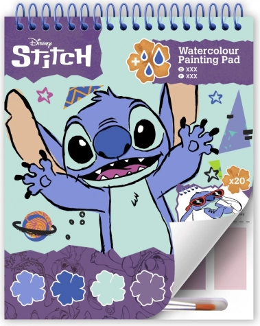 Lilo a Stitch blok s omalovánkami a barvami