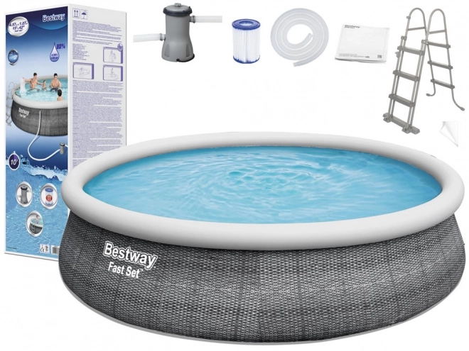 Nafukovací bazén Bestway Fast Set 457 x 107 cm