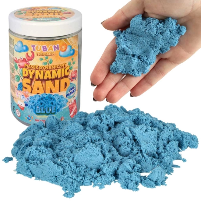 Dynamický písek Tuban 1 kg – Modrý