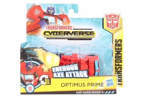 Transformers Cyberverse Optimus Prime jedním krokem