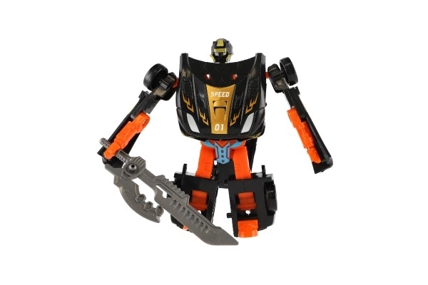 Transformující robot černý