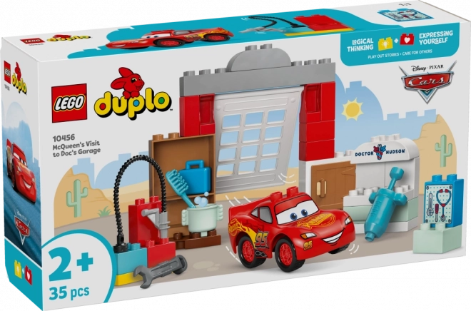 LEGO DUPLO Disney McQueen a návštěva v garáži doktora Hudsona