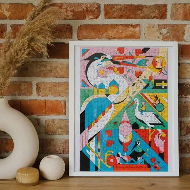 Puzzle 500 prvků UFT VELVET Nizozemský sociální stát