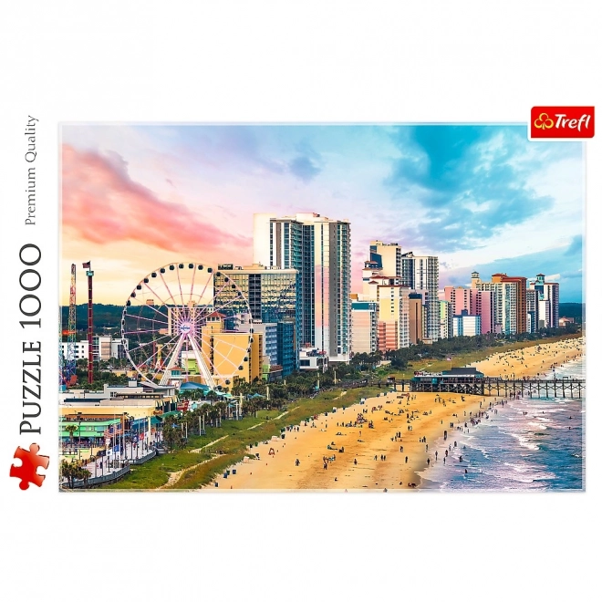 Puzzle 1000 prvků Pláž Myrtle Kalifornie USA