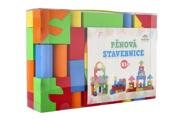Barevná pěnová stavebnice pro děti