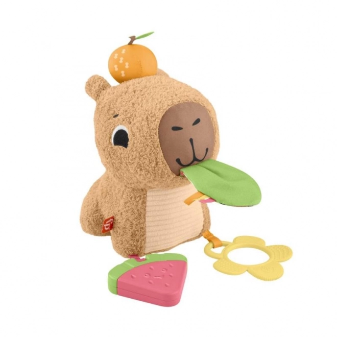Fisher-Price plyšová hračka kapybara s příslušenstvím