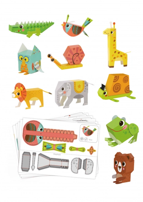 Woopie art&fun kreativní sada origami 3D zvířátka